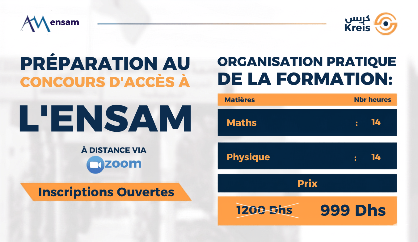 Préparation ENSAM KREIS